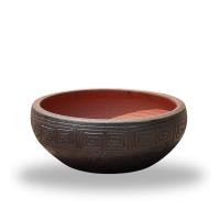 ราคา โรงโอ่งเรืองศิลป์ 3 - กระถางต้นไม้ กระถางบอนไซ 3 ไซส์ รุ่น กระถางหมุนเงิน กลาง (12694238)