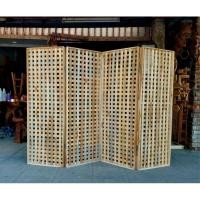 ราคา แพร่ไม้งาม ฉากไม้สัก ม่านกั้นห้องไม้สัก ลายดอกไม้ระแนงแมงมุม กางสุดกว้าง2mสูง 1.50m ฉากอยางเดียวหมากรุก (12698049)