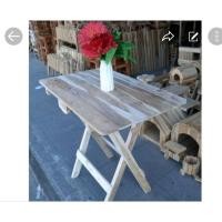 ราคา แพร่ไม้งาม โต๊ะไม้สักแบทรงสี่เหลี่ยม งานไม้ดิบ โต๊ะสนามพับเก็บได้ ทำจากไม้สักแท้ ไม้ดิบ (12698013)