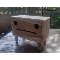 ราคา แพร่ไม้งาม กล่องใส่กระดาษทิชชู่ ขนาด 24x12x20cm ทำจากไม้สักแท้ normal (12698016)