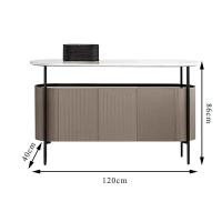 ราคา BUNISE BG1216 ตู้เก็บของอเนกประสงค์สไตล์อิตาลี - ชั้นวางทีวีพร้อมที่เก็บของ, ตู้เก็บของมีล้อ, ดีไซน์มินิมอลนอร์ดิก 120cm (12702398)