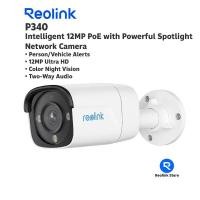 ราคา Reolink P340 กล้องวงจรปิด Intelligent 12MP PoE Camera with Powerful Spotlight (12657908)