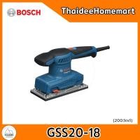 ราคา BOSCH เครื่องขัดกระดาษทรายสี่เหลี่ยม-ผืนผ้า GSS20-18 (ไม่มีถุงเก็บฝุ่น)/GSS20-18A (มีถุงเก็บฝุ่น) (200 วัตต์) รับประกันศ ไม่มีถุงเก็บฝุ่น (12701488)