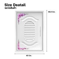 ราคา CCR HOME บานซิงค์ บานตู้ในห้องครัว บานซิงค์หลุยส์ลายกล้วยไม้absแท้ ccrhome บานเดี่ยว (12703467)