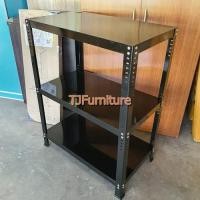 ราคา TJชั้นเหล็กฉากปรับระดับ 3 ชั้น ดำ (10912799)