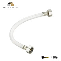 ราคา Reform Home สายน้ำดีใยแก้ว ท่อน้ำดี ปลอดภัย ไม่มีกลิ่นเหม็น ไม่เป็นสนิม 60 Cm. 24 นิ้ว (12704670)