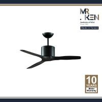 ราคา MR.KEN พัดลมเพดาน รุ่น KEN Solid Wood DC Motor พัดลมเพดาน ใบพัดไม้แท้ พร้อมรีโมทคอนโทรล 40"/DR MB-BLACK (12705248)