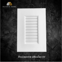 ราคา Reform Home จั่วระบายอากาศ บานจั่ว บานเกร็ด แบบตั้ง ช่องระบายอากาศ สีขาว ABS ขนาด 60x40 ซม. 1 ชิ้น (12704630)