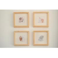 ราคา lemonandhome กรอบรูป L-10 สีธรรมชาติ ขนาด - 23 cm. x 23 cm. มินิมอล (10298455)