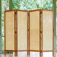 ราคา PISAM AI Furniture ฉากกั้นห้อง Folding Screen สีธรรมชาติ 4 บานพับ ธรรมชาติ (Natural) 4 พับ (10372575)