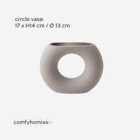 ราคา VASE-NORDIC CERAMIC DISPLAY COLLECTION แบบ circle vase (10589135)