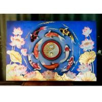 ราคา แพร่ทอง ภาพเขียน ปลาคาร์ฟ รหัส 14-F001 ขนาด 120 cm x 80 cm ขนาด 120 CM x 80 CM (10592035)