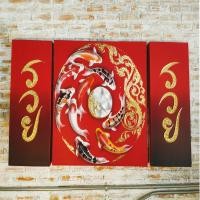 ราคา แพร่ทอง ภาพเขียน ปลาคาร์ฟ เฉพาะภาพปลา 70 cm x 70 cm 70 CM x 70 CM (10592049)