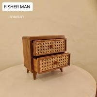 ราคา ตู้ไม้สักจิ๋ว สาน ตู้ไม้สักสาน (Thai Cabinet old teakwood) ลายเฉลว (10642308)