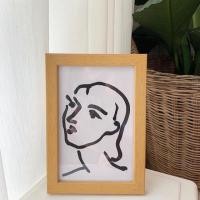 ราคา Lazymonday.shop กรอบรูปไม้ กระจกใสแท้ Light wood เล็ก 4*6 นิ้ว (10684694)