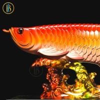 ราคา ของขวัญมงคล | ปลามังกร เสริมฮวงจุ้ย ปลามังกร กลาง Arowana (10677435)