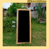 ราคา ckfonfon กระดานดำขาตั้ง กระดานดำขาตั้งเต็มแผ่น ขนาด 50x120ซม. เคลือบด้าน (10715875)