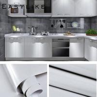 ราคา Easeylike วอลเปเปอร์ติดผนังไม้ สติกเกอร์ลายไม้ 006-Lightgray (10750660)