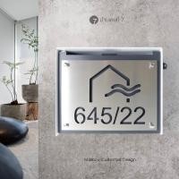 ราคา Homenumber7 บ้านเลขที่ 7 ตู้จดหมาย ตู้ไปรษณีย์ Customize ตู้จดหมาย รุ่นเปิดหน้าหน้าสแตนเลสทูโทน ขนาด 30x25cm 30x25cm รุ่นเปิดหน้าหน้าสแตนเลสทูโทน ขนาด (10763412)