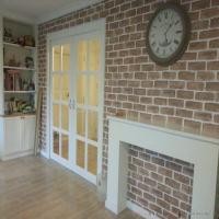 ราคา วอลเปเปอร์ลายอิฐสีน้ำตาล วอลไวนิล สติ๊กเกอร์อิฐมอญน้ำตาล PG-4250-4 ลายอิฐสีน้ำตาล กว้าง60ซมxสูง 250ซม (10758204)