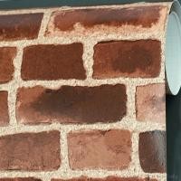 ราคา วอลไวนิลสติ๊กเกอร์ลายอิฐสีส้ม ผิวสัมผัสนูน HDC-20431 ลายอิฐสีส้ม หน้ากว้าง 50 ซม (10757067)