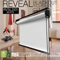 ราคา RVSL3101 สี White ม่านม้วนรุ่นมาตราฐานทึบแสง กันความร้อน กันน้ำ กันฝุ่นละอองง อุปกรณ์สีดำ 150x120 cm. (10819243)