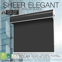 ราคา SESL3107 ม่านม้วนรุ่นฝาครอบราง ผ้าทึบแสง สี DARK GRAY กันความร้อน กันน้ำ กันฝุ่นละออง อุปกรณ์สีขาว 60x120 cm. (10817628)