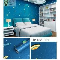 ราคา TY Home Shop TY WALL HOME วอลเปเปอร์ลายการ์ตูน  รุ่น 9068 (สีฟ้าลายอวกาศ) (10837639)