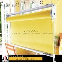 ราคา RVSL3111 Yellow Mellow ม่านม้วนรุ่นมาตราฐานทึบแสง กันความร้อน กันน้ำ กันฝุ่นละอองง อุปกรณ์สีขาว 60x200 cm. (10817213)