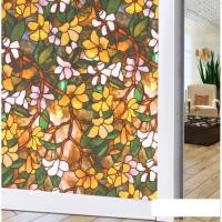 ราคา TY Home Shop TY WALL HOME ฟิล์มติดกระจก สูญญากาศ กว้าง 90 ซม. รุ่น 7036 (สีน้ำตาลลายดอกไม้) (10837116)
