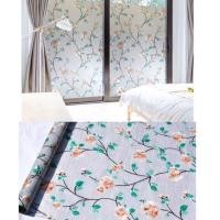 ราคา TY Home Shop TY WALL HOME ฟิล์มติดกระจก สูญญากาศ กว้าง 90 ซม. รุ่น 8002 (สีเทาลายดอกไม้) (10837129)