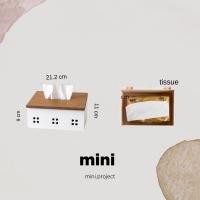ราคา Mini Project กล่องไม้เก็บปลั๊กสามตา กล่องไม้เก็บเราเตอร์ router wifi ขนาด mini กล่องทิชชู normal Mini Project (10873914)