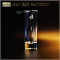 ราคา Kaf art factory แจกันแก้ว แก้วน้ำพระทรงสูง vase01 บัวตูม (10890970)