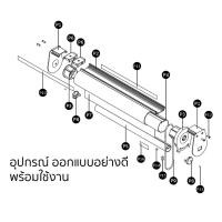 ราคา RVSL3113 Pink Pastel ม่านม้วนรุ่นมาตราฐานทึบแสง กันความร้อน กันน้ำ กันฝุ่นละอองง อุปกรณ์สีดำ 60x120 cm. (10817238)