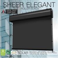 ราคา SESL3107 ม่านม้วนรุ่นฝาครอบราง ผ้าทึบแสง สี DARK GRAY กันความร้อน กันน้ำ กันฝุ่นละออง อุปกรณ์สีดำ 150x140 cm. (10817639)