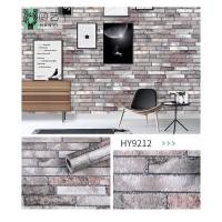 ราคา TY Home Shop วอลเปเปอร์ลายอิฐ ลายหิน รุ่น 9212 (รุ่น 9212 (สีเทา)) (10837406)