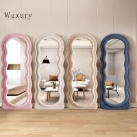 ราคา Wuxury Furniture กระจกเต็มตัวมินิมอล กระจกตั้งพื้น กระจกเกาหลี กระจกแต่งตัว หุ้มผ้ากำมะหยี่ สูง160 กว้าง 60 cm minimal สีน้ำเงิน (10937323)