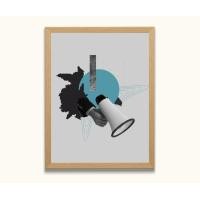 ราคา ARTIMAGE กรอบรูป (ABTR0055) รูปโปสเตอร์ แต่งห้อง 8x12/A4นิ้ว ABTR0055 ดำ (10950148)