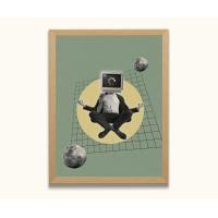 ราคา ARTIMAGE กรอบรูป (ABTR007) รูปโปสเตอร์ แต่งห้อง สีโอ๊ค 12x15นิ้ว ABTR007 (10957435)