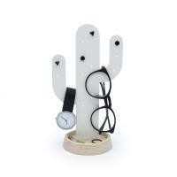 ราคา Moreover Cactus ที่แขวนเครื่องประดับ สร้อย ตุ้มหู แหวน กระบองเพชร ขาว ดำ earring jewelry ring necklace black white สีขาว (11047708)