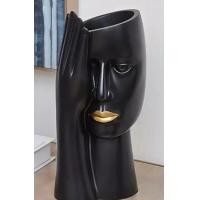 ราคา Prinkprao Home decor แจกันหน้าคนมือทาเล็บสีทอง black/ gold resin (11065030)