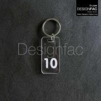 ราคา Designfac,พวงกุญแจเลขห้อง พวงกุญแจโรงแรม รีสอร์ท หอพัก พวงกุญแจอะคริลิคใส โมเดิร์น ลอฟท์ โมเดิร์น 10 (12013885)