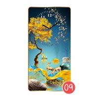 ราคา มหาสิริมงคล กรอบรูป นาฬิกาแขวนผนัง ตกแต่งผนัง ภาพต้นไม้ทอง นาฬิกาไร้เสียงรบกวน เหมาะสำหรับแต่งห้องนั่งเล่น ห้องทำงาน 16x32นิ้ว (40x80cm.) 09 (12127452)