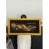 ราคา กิตติกรอบรูป [13x29 นิ้ว] ภาพมังกรมงคล กรอบรูปมงคลภาพ มังกรเรียกทรัพย์ เสริมอำนาจ บารมี เพิ่มความมั่งคั่ง พื้นสีดำ (12141780)