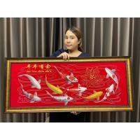 ราคา กิตติกรอบรูป [16x42 นิ้ว] ภาพกรอบรูปมงคล ปลาคราฟ 9 ตัว เสริมฮวงจุ้ย เพิ่มบารมี ปลาคราฟมงคล พื้นสีแดง (12141798)