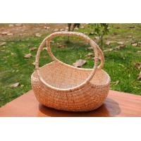 ราคา Bualoi Homedecor ตะกร้าใส่ของ ตะกร้าสาน ตะกร้าผักตบชวา ใหญ่ 10x13x5 (12168182)