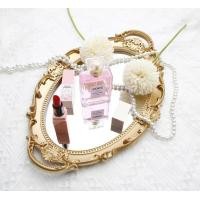 ราคา ถาดกระจก กลมขอบหลุยส์ทองพร็อพถ่ายรูป ถาดถ่ายสินค้า ของแต่งบ้าน ถาดรีสีทอง (12263366)