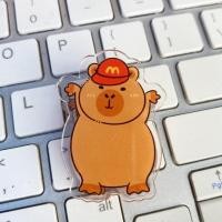 ราคา PP Home ตัวหนีบ Capybara คาปิบาร่า คลิปหนีบกระดาษ ที่หนีบ คลิปหนีบ น่ารัก กวนๆ 5 CM คาปิบาร่าหมวกแม็ค (12287093)