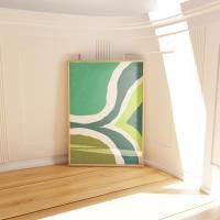 ราคา Beezy Art Shop กรอบรูปและรูปภาพ Abstract Art Style 01 No. 10 30 x 40 cm (12300450)