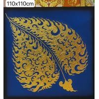 ราคา POTONG SHOP ภาพวาดมงคล ใบโพธิ์ A052 (12329172)